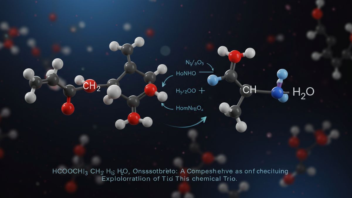 HCOOCH CH2 H2O: A Comprehensive Exploration of This Chemical Trio